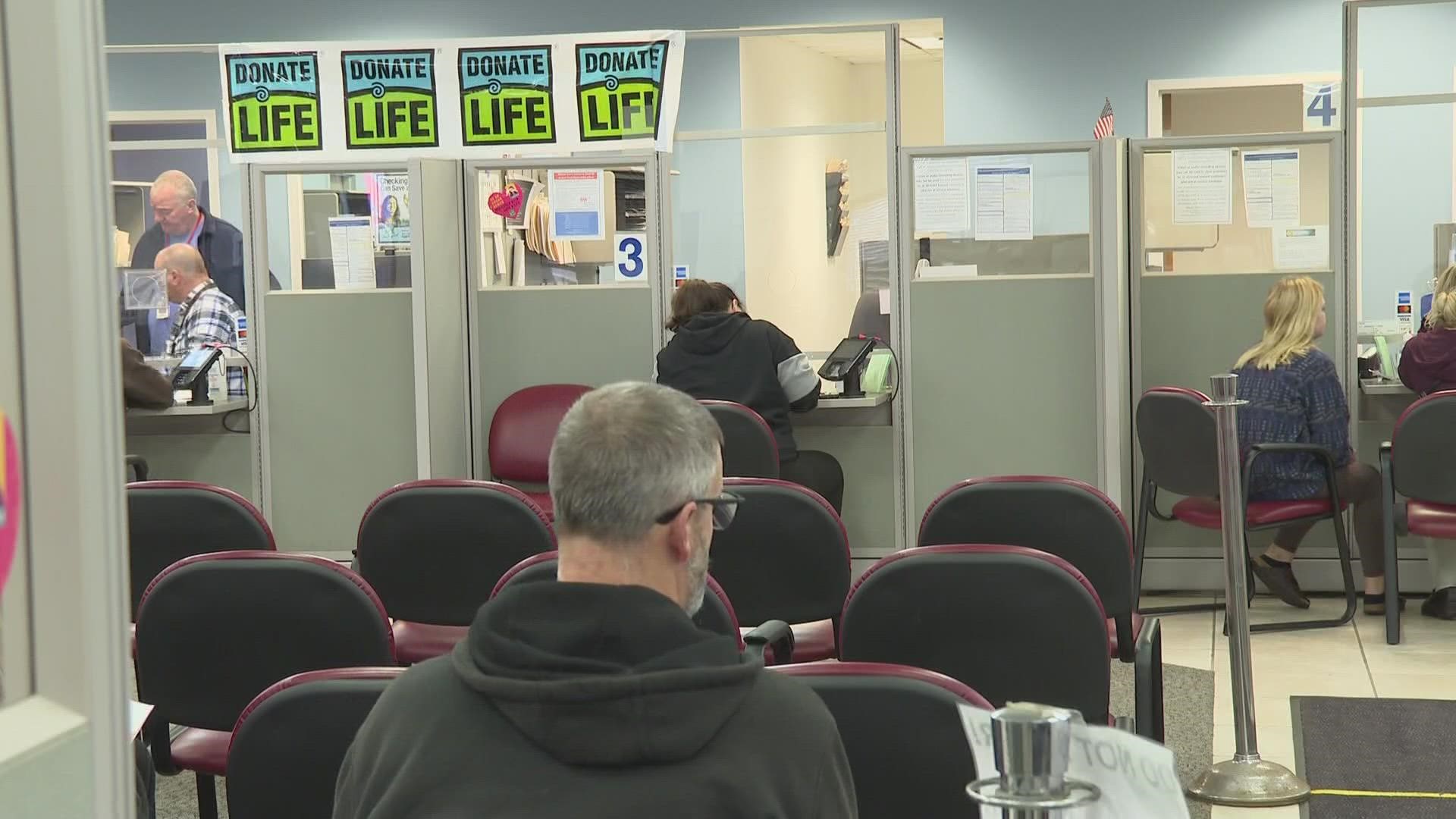 The threat was potentially from an aggrieved customer, according to the Maine Bureau of Motor Vehicles.