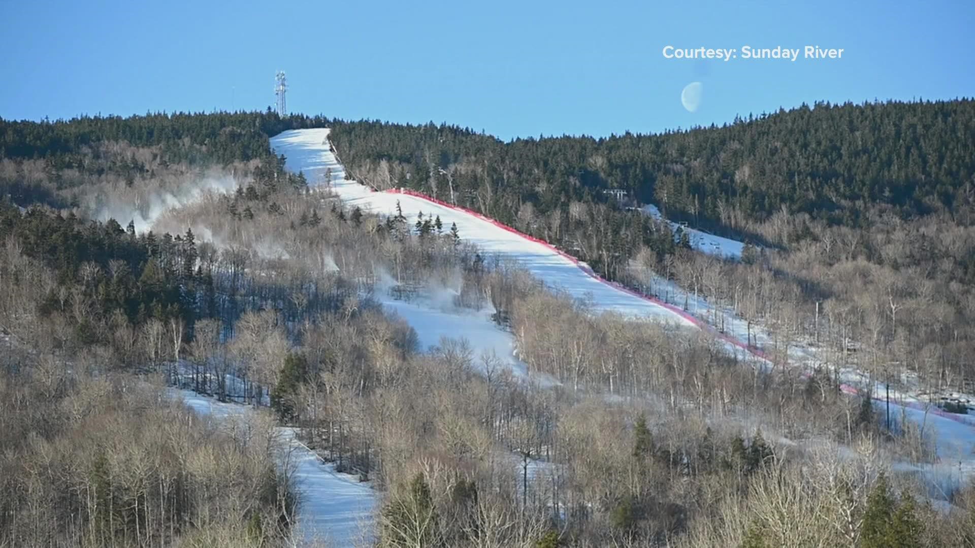 Snow guns blazing in March is not the norm but has become that way in the last few years.