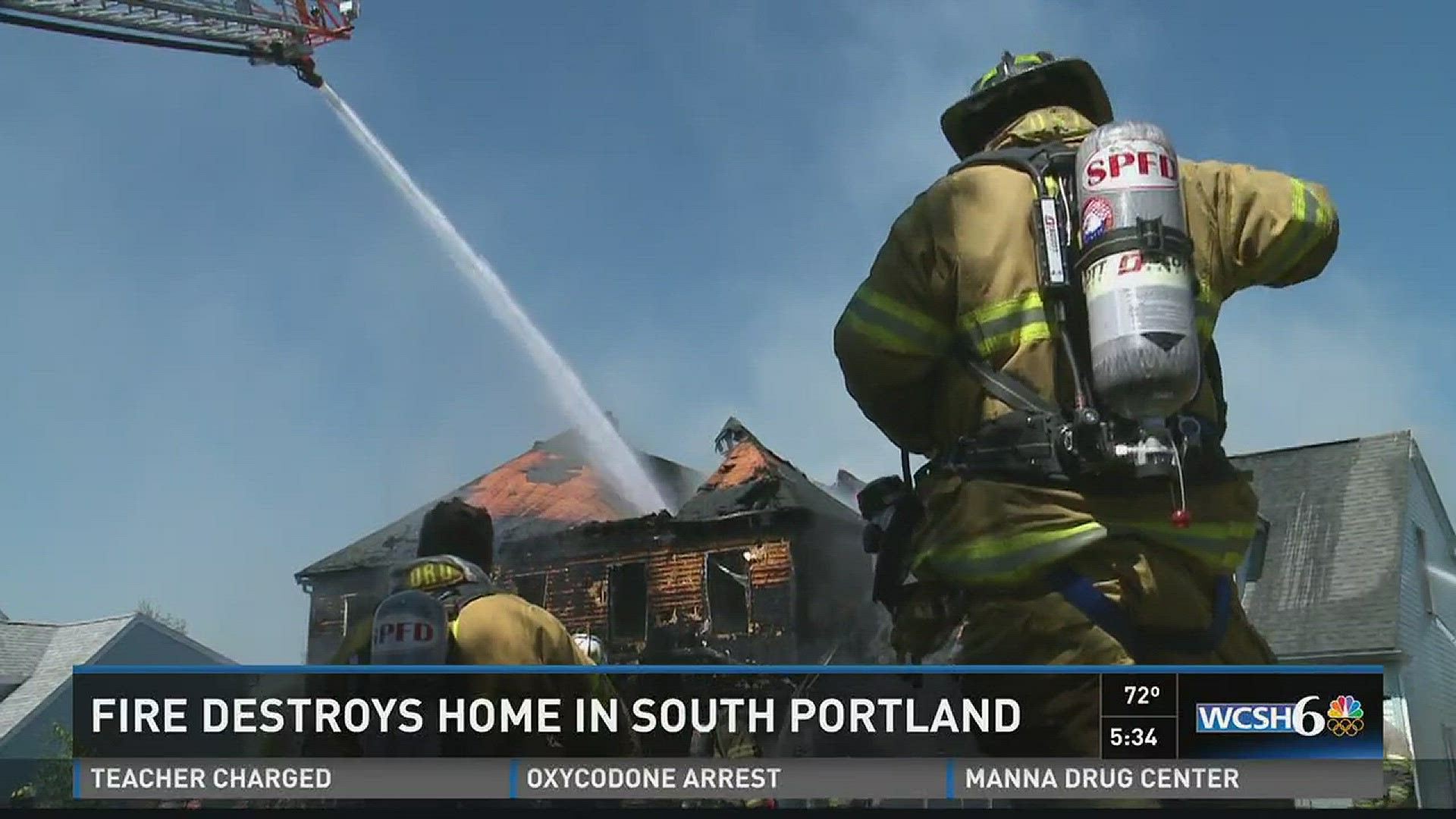 South Portland fire destroys family's home and business ...