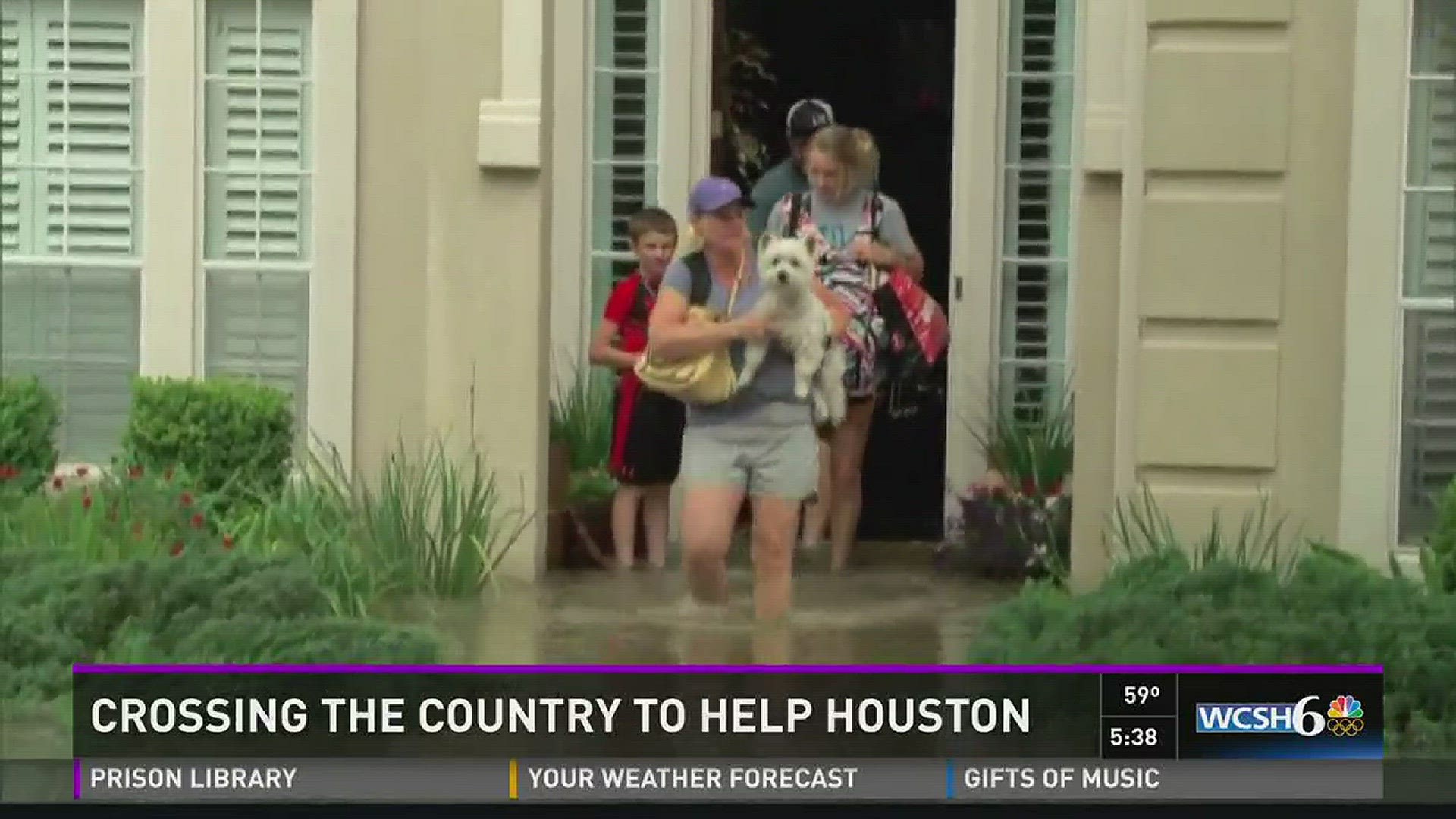 Maine volunteers going to Texas for flood work.