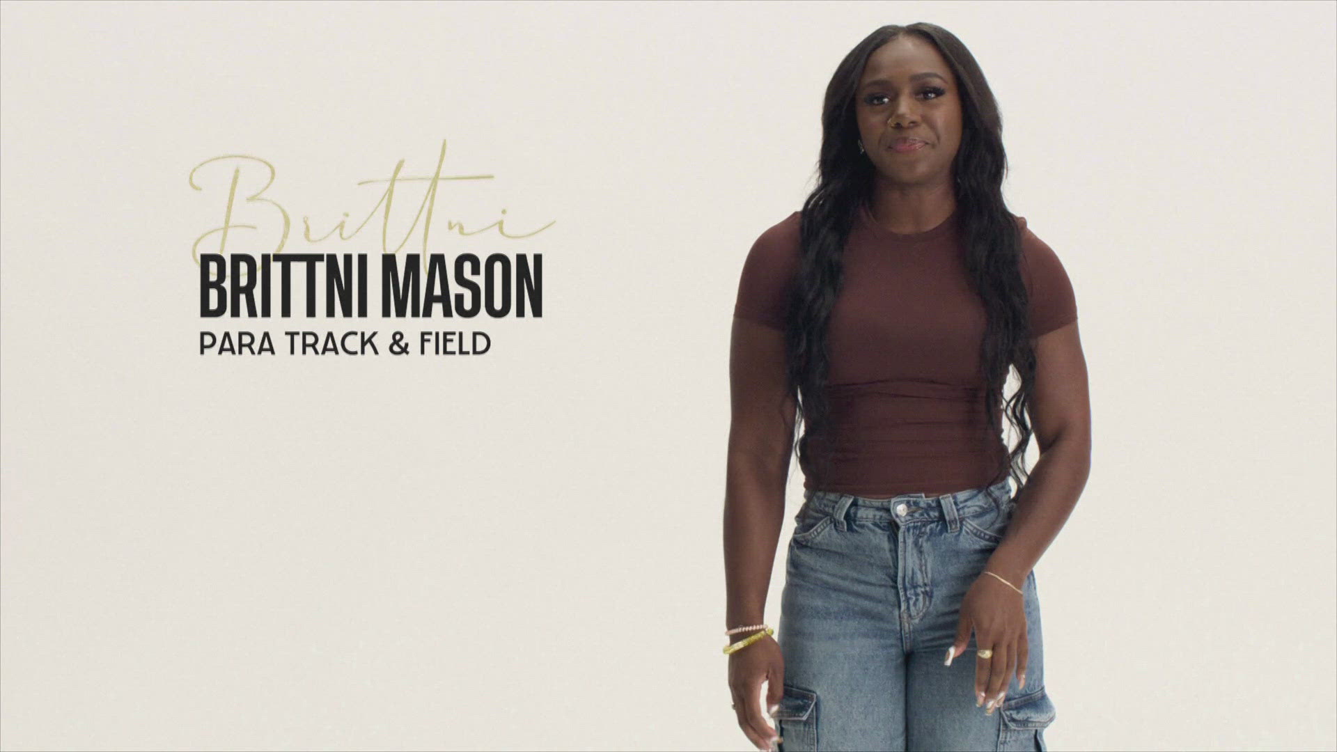 Brittni Mason is a Paralympic track athlete looking to inspire others with her performance and her look in Paris.