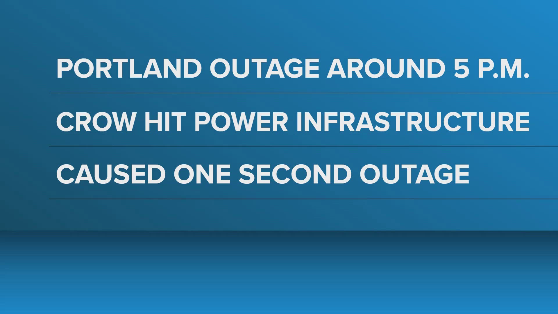 Bird contact with CMP substation causes brief power outage in Portland ...