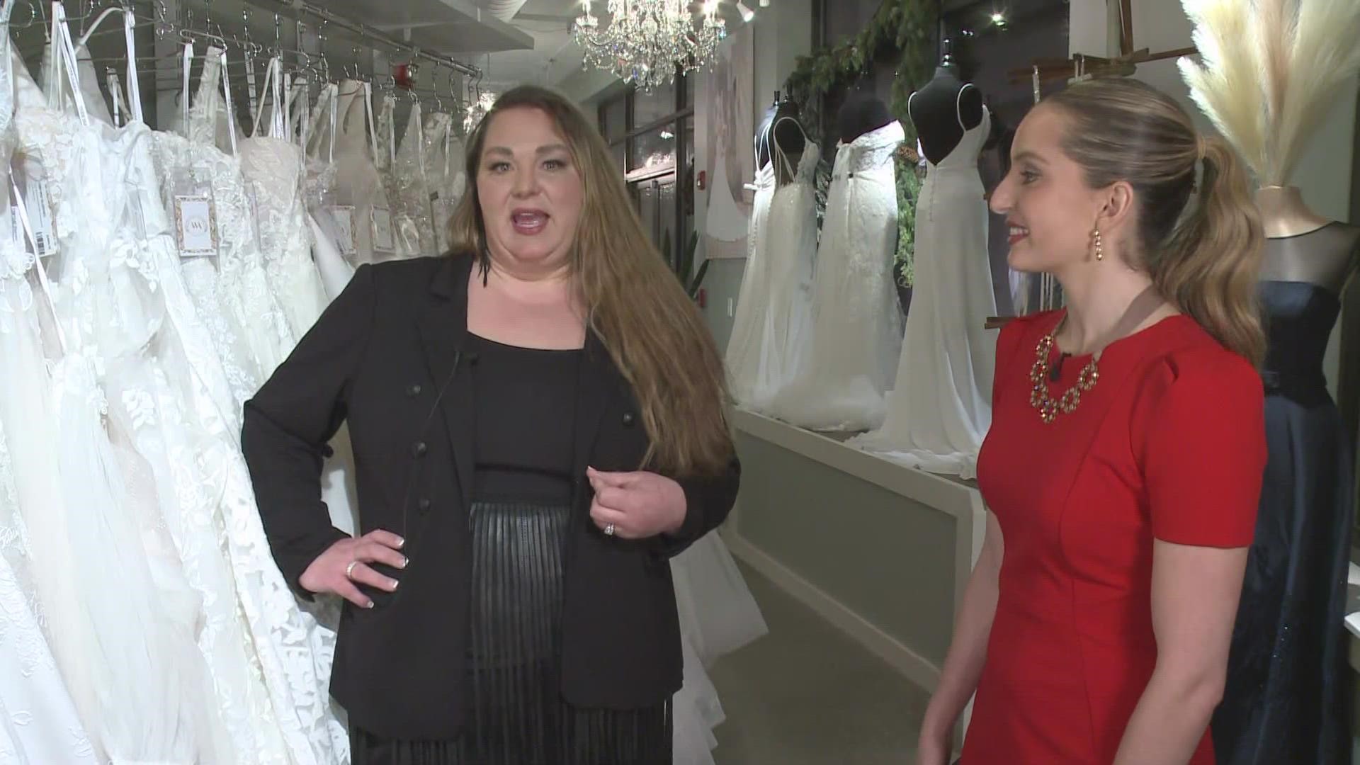 The boutique opened three weeks ago in Portland, offering a wide range of sizes and styles.