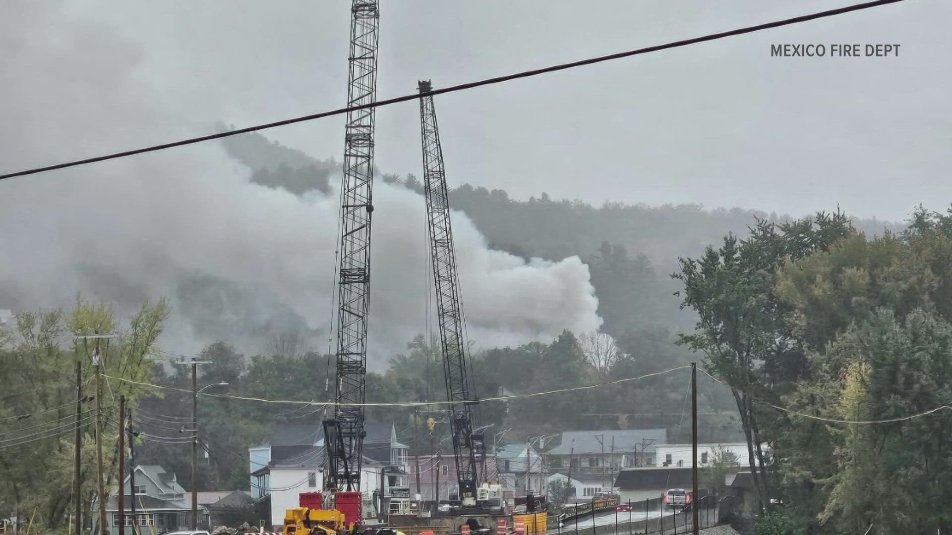 Maine State Police said Elijah Cowper was arrested Friday night in connection with the deadly fire in the town of Mexico nearly two weeks ago.