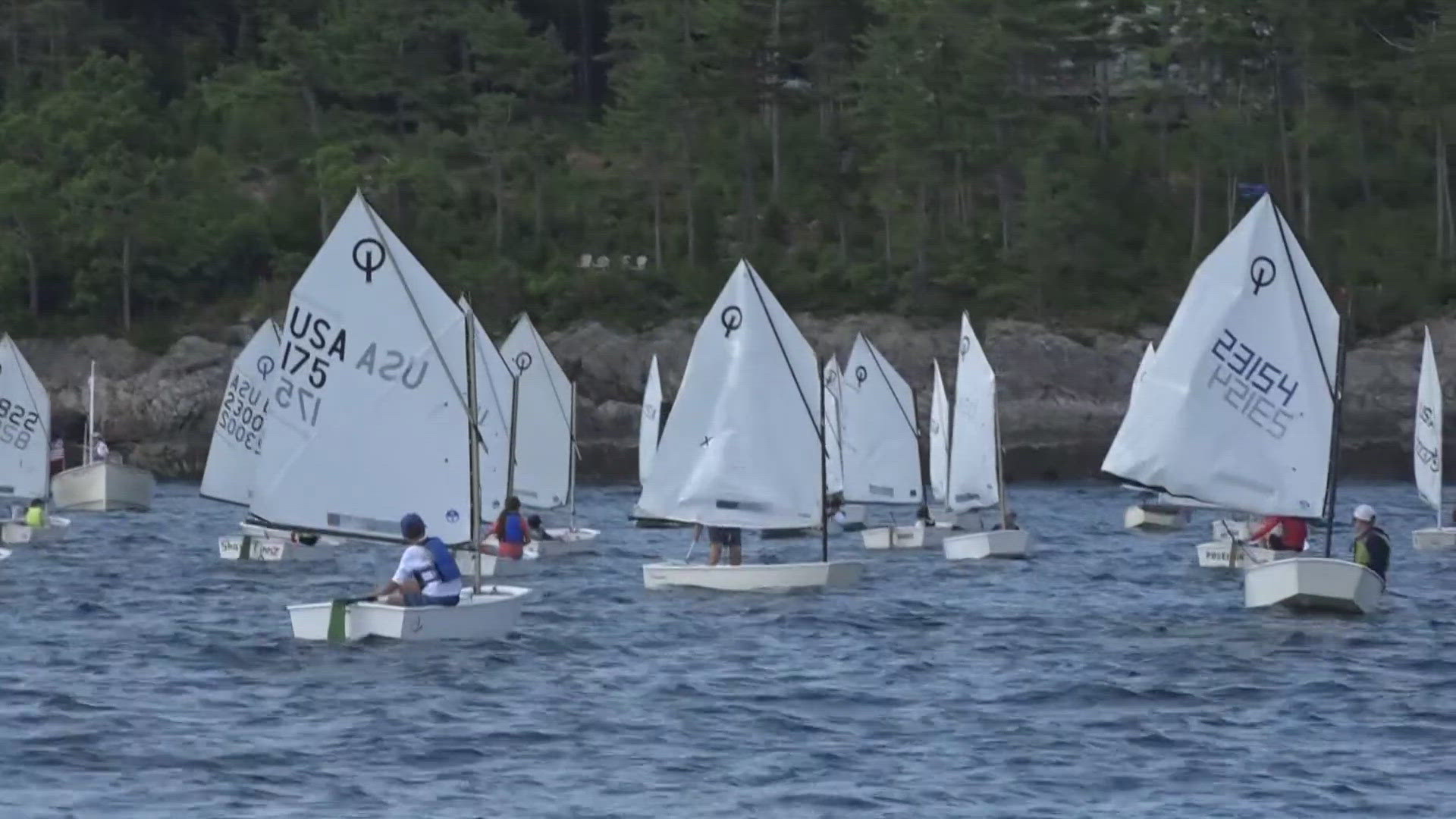 The three-day celebration of classic yacht racing and boatbuilding got underway in Camden Harbor.