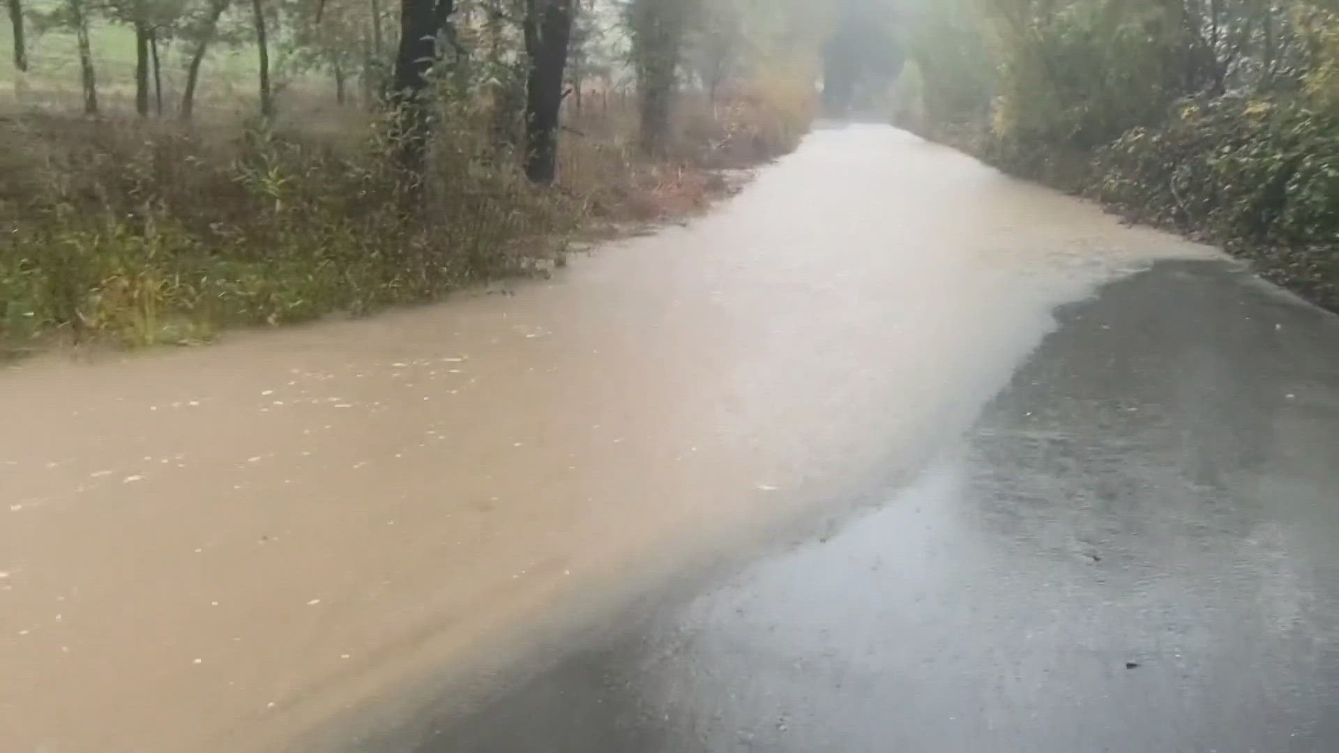 It snowed Friday in Washington, D.C., and parts of New Jersey got nearly 8 inches of snow. Meanwhile an atmospheric river is putting the West Coast to the test.