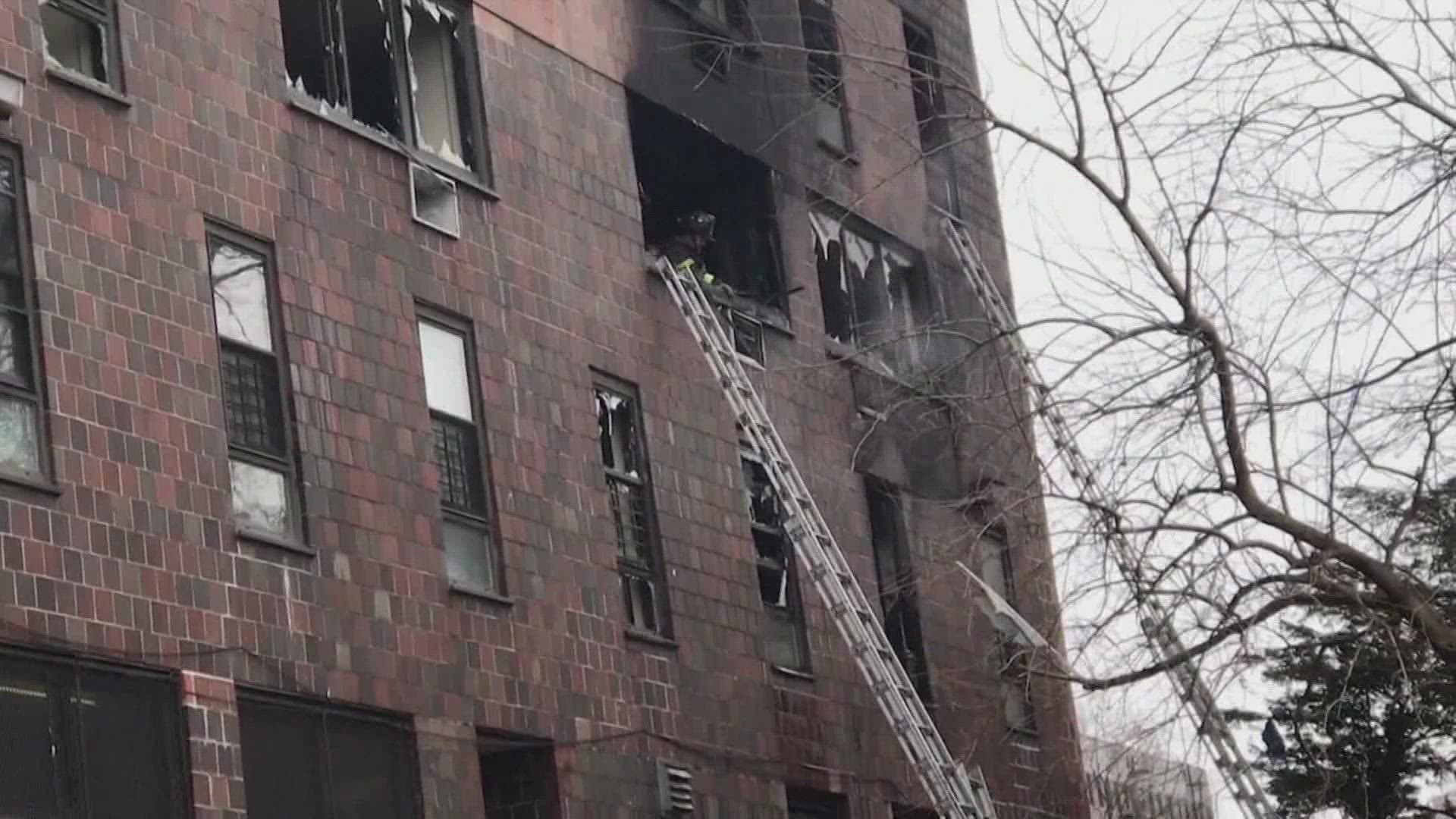 LIHC Investment Group is one of three owners of the New York apartment building that caught fire Sunday.