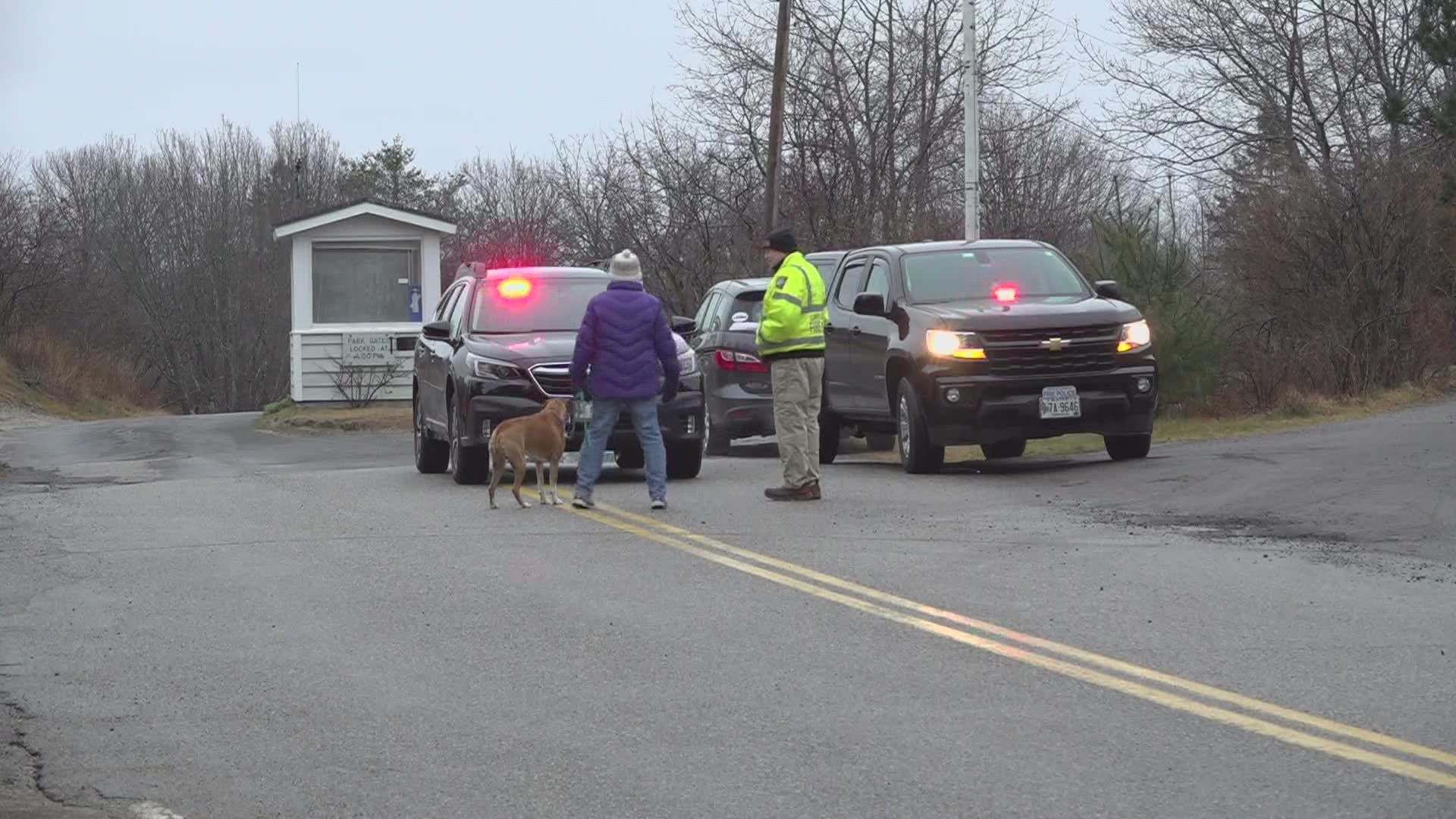 The woman's car was found abandoned at Two Lights State Park in Cape Elizabeth at about 9:30 a.m. Thursday.