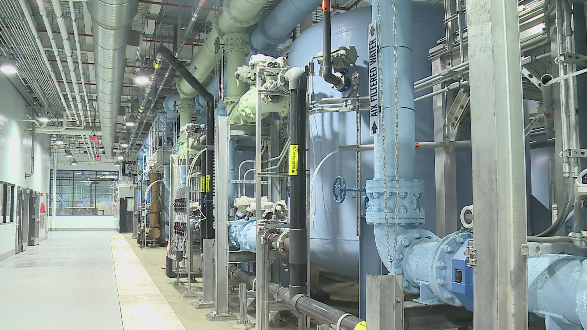 Water district leaders say the new processing plant will help improve the quality of the water. The new facility will cost about $30 million upon completion.