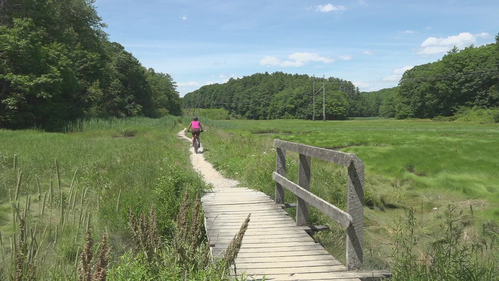 Representatives from the nonprofit say the back-to-back wallops in December and January uprooted trees and broke bridges along the 80 miles of trails in the region.