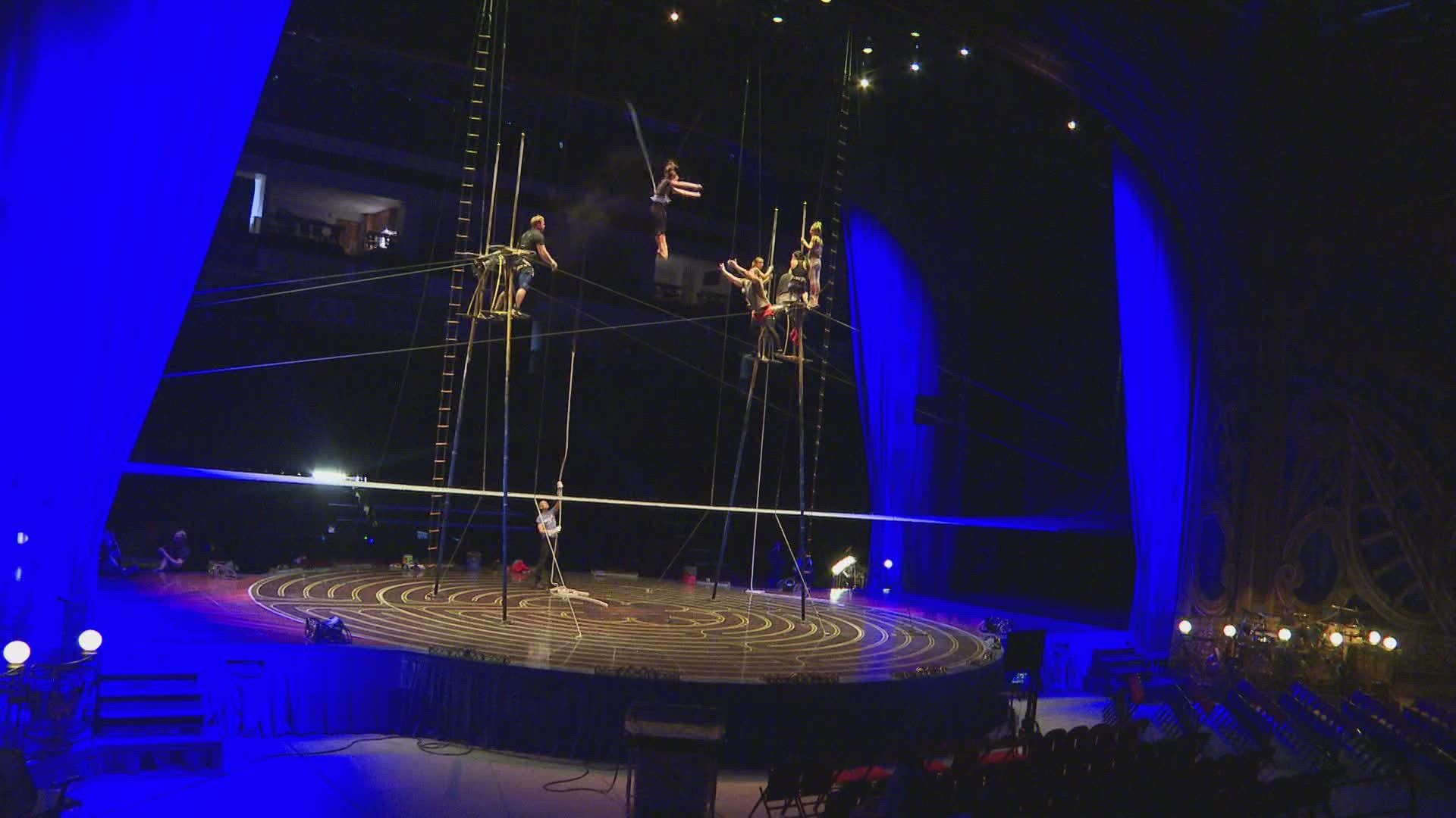 The circus show will be in town starting Friday night until Sunday. Standard ticket pricing starts at $59.
