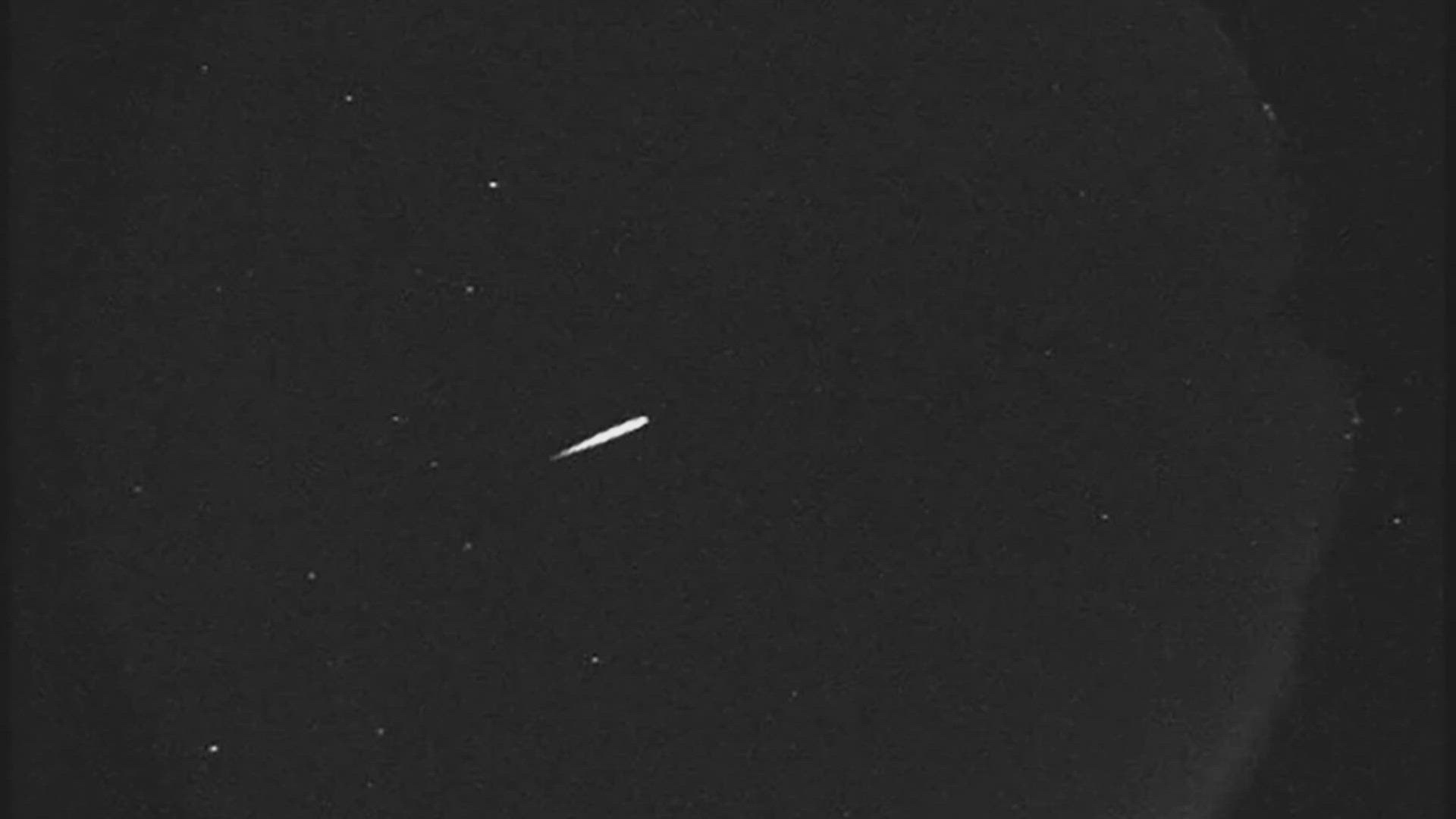 The best night to view the meteor shower is expected to be Sunday night.