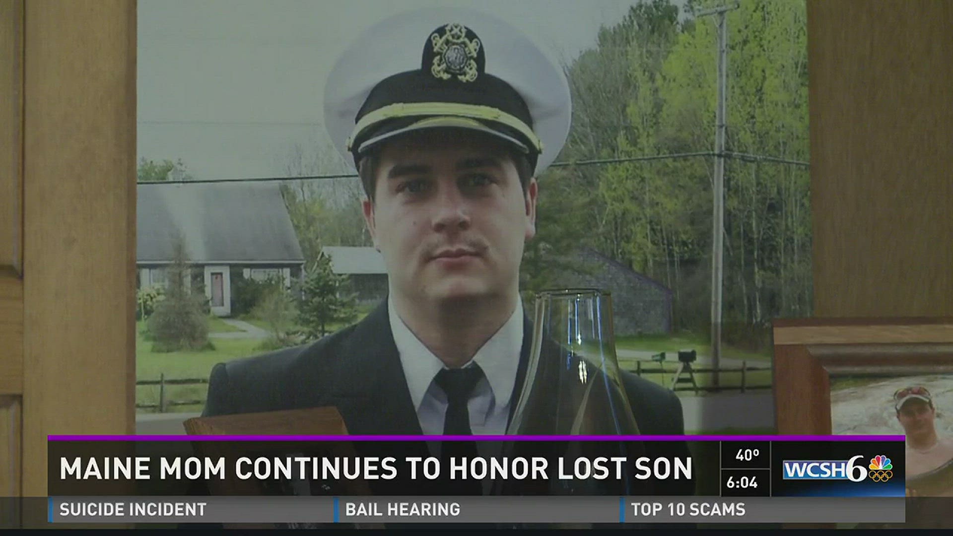 Chris Costa reports pkg about El Faro mom starting scholarship