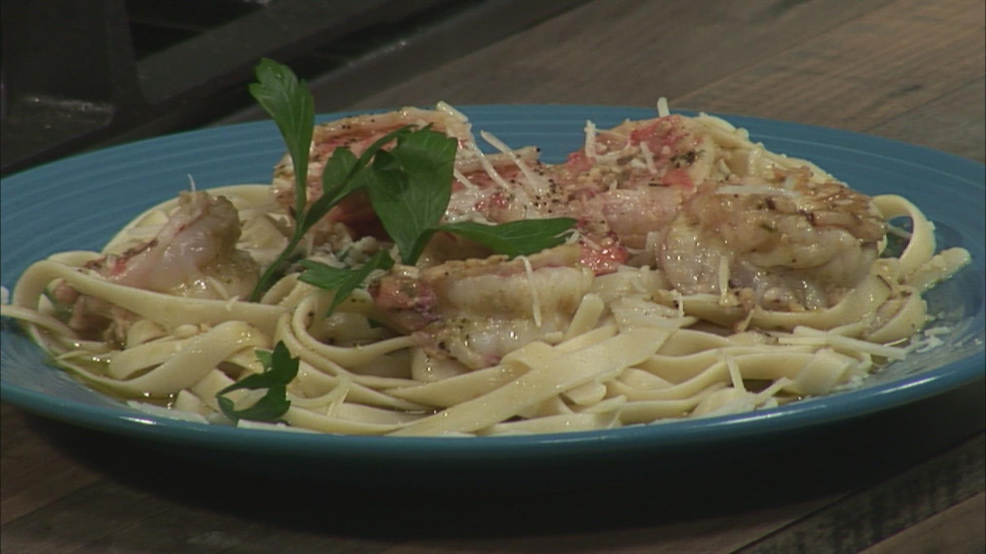 Chef Lynn Archer shows us how to make a fresh shrimp scampi without breaking the bank.