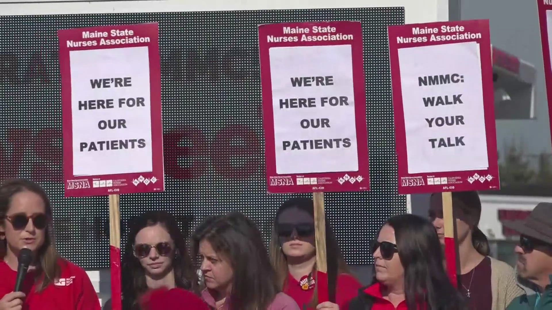 Northern Maine Medical Center nurses are filing a charge of unfair labor practices against the hospital, saying union contract negotiations have taken too long.