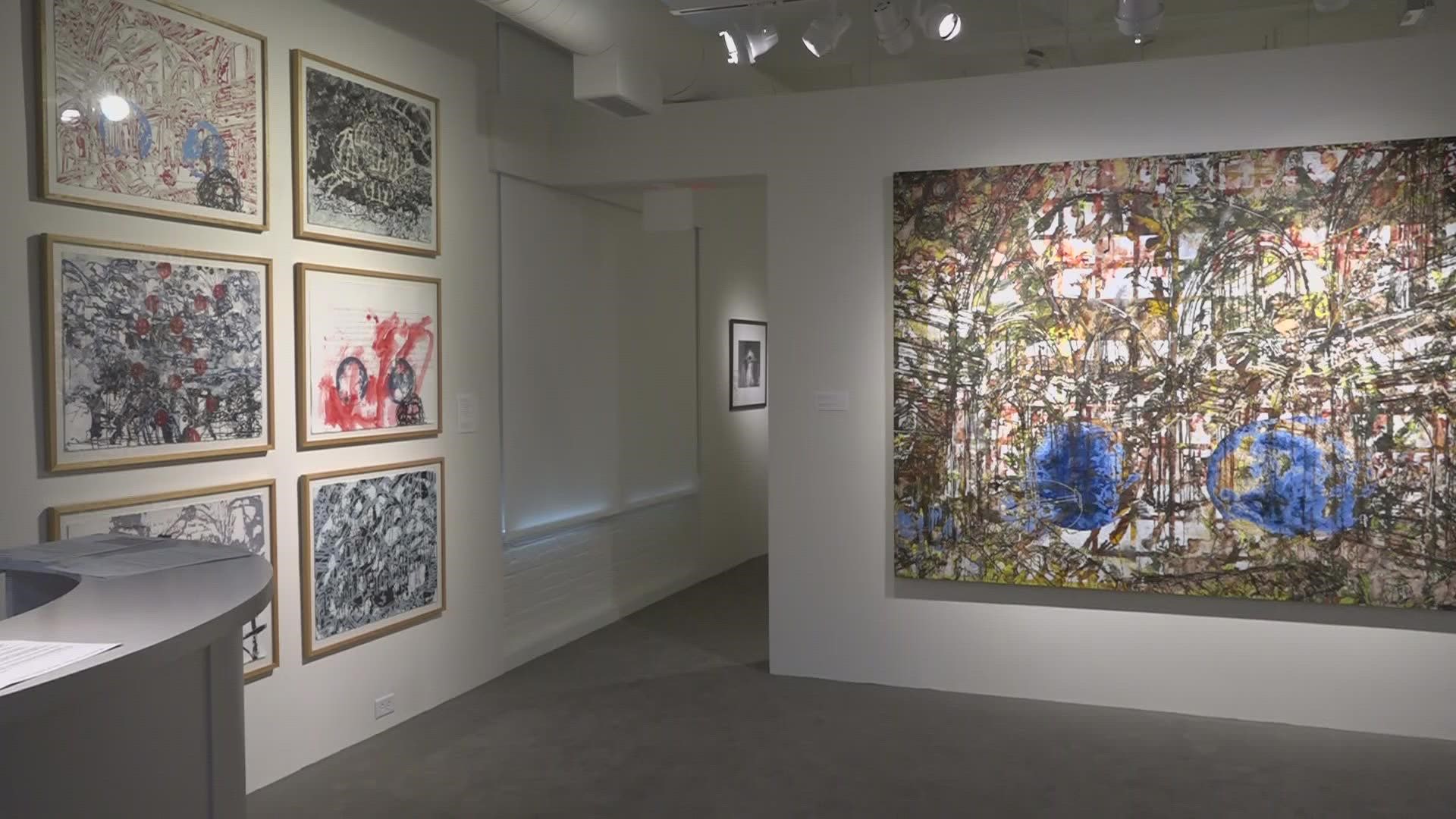 The museum's new exhibit features five new contemporary art galleries.