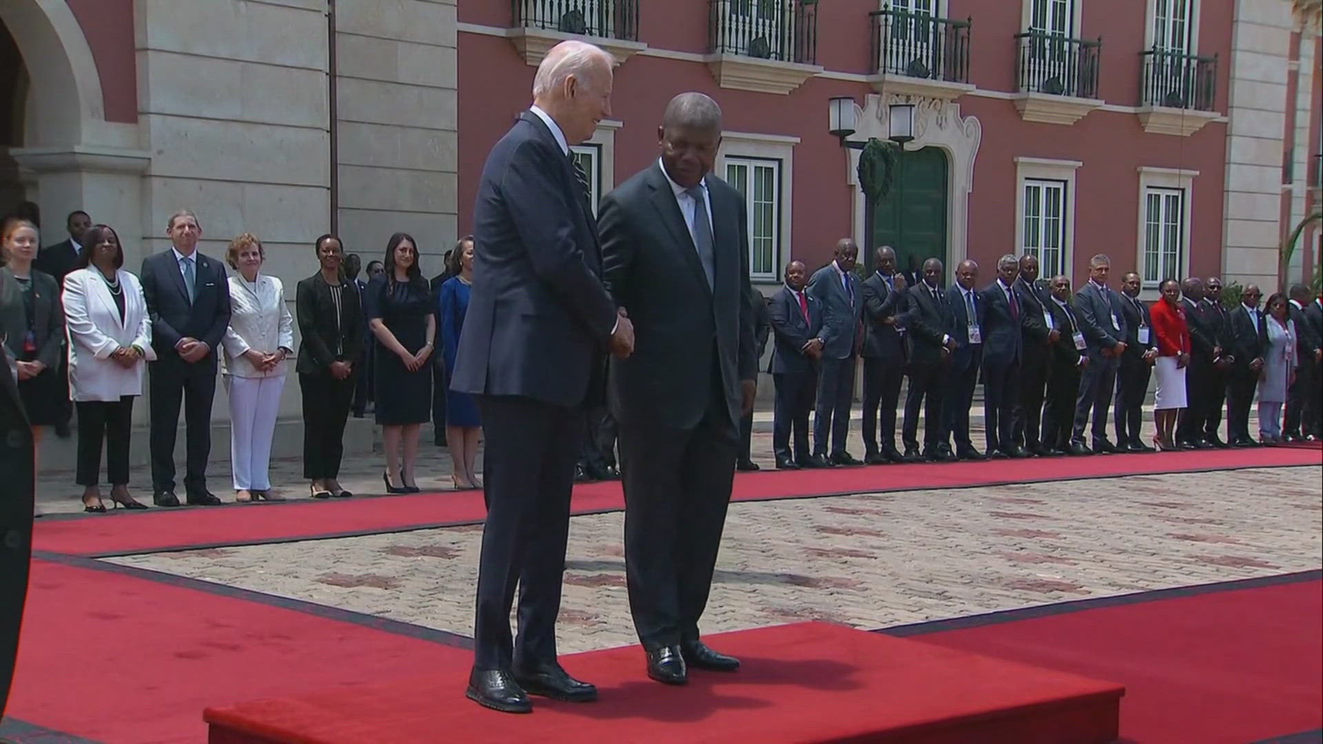 Biden is the first president to visit Angola, where he pledged $1 billion in aid to Africa.