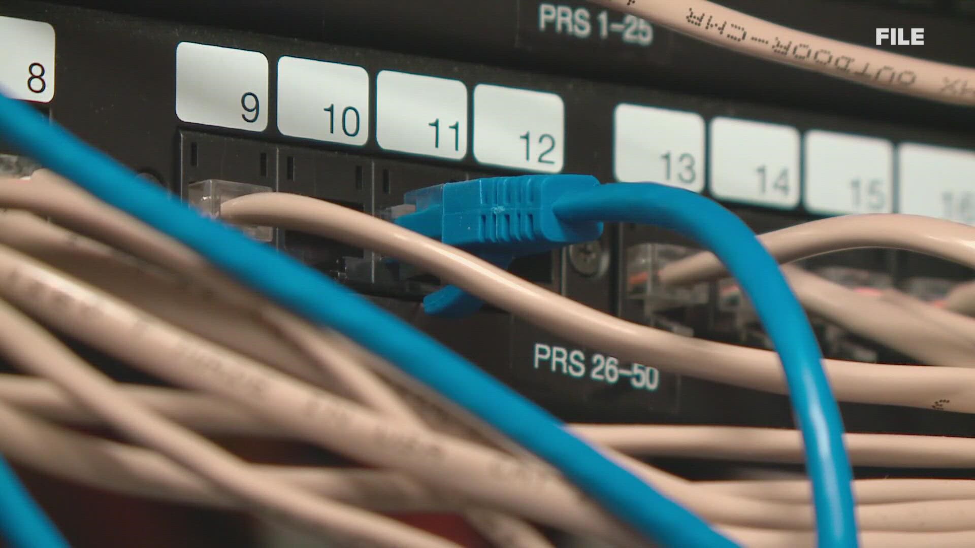 About 23 percent of households in The County are not connected to advanced broadband. Officials there say they plan to use government funding to help close that gap.