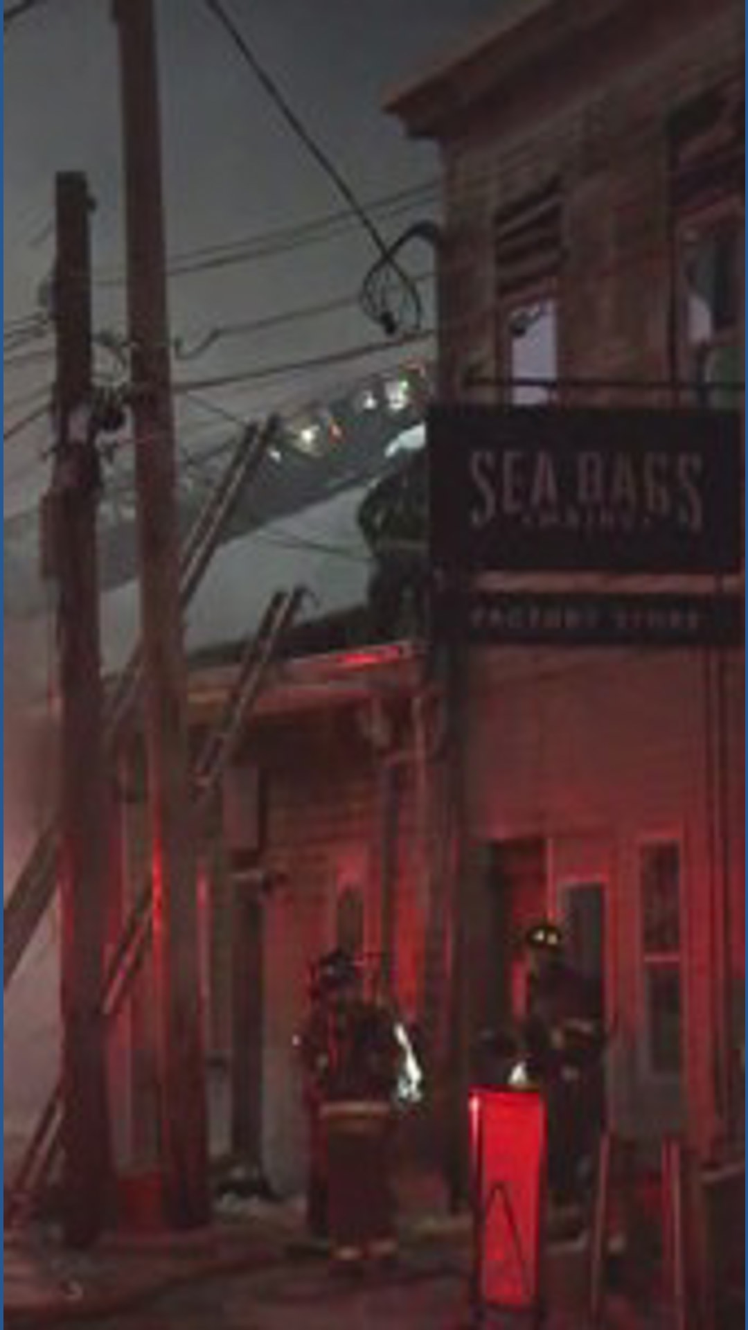 Multi-agency crews still on scene of large fire at Custom House Wharf ...