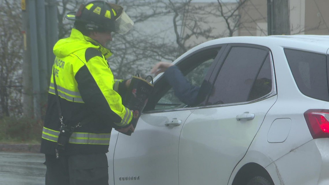 Bangor firefighters 'Fill the Boot' to fight muscular dystrophy