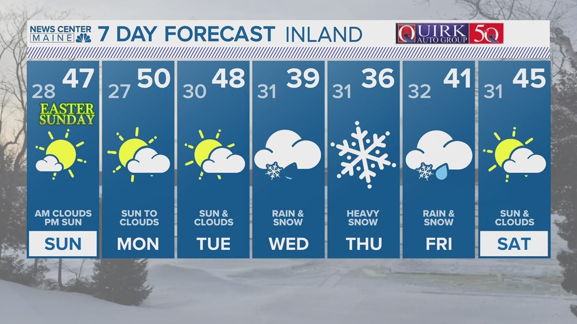 NEWS CENTER Maine Weather Video Forecast UPDATED | newscentermaine.com