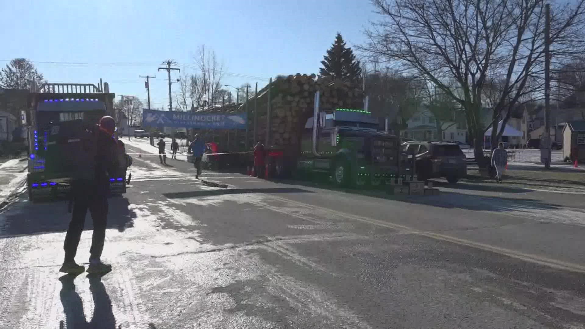 There was no entry fee for the race, instead, runners were asked to spend money in Millinocket to support the town.
