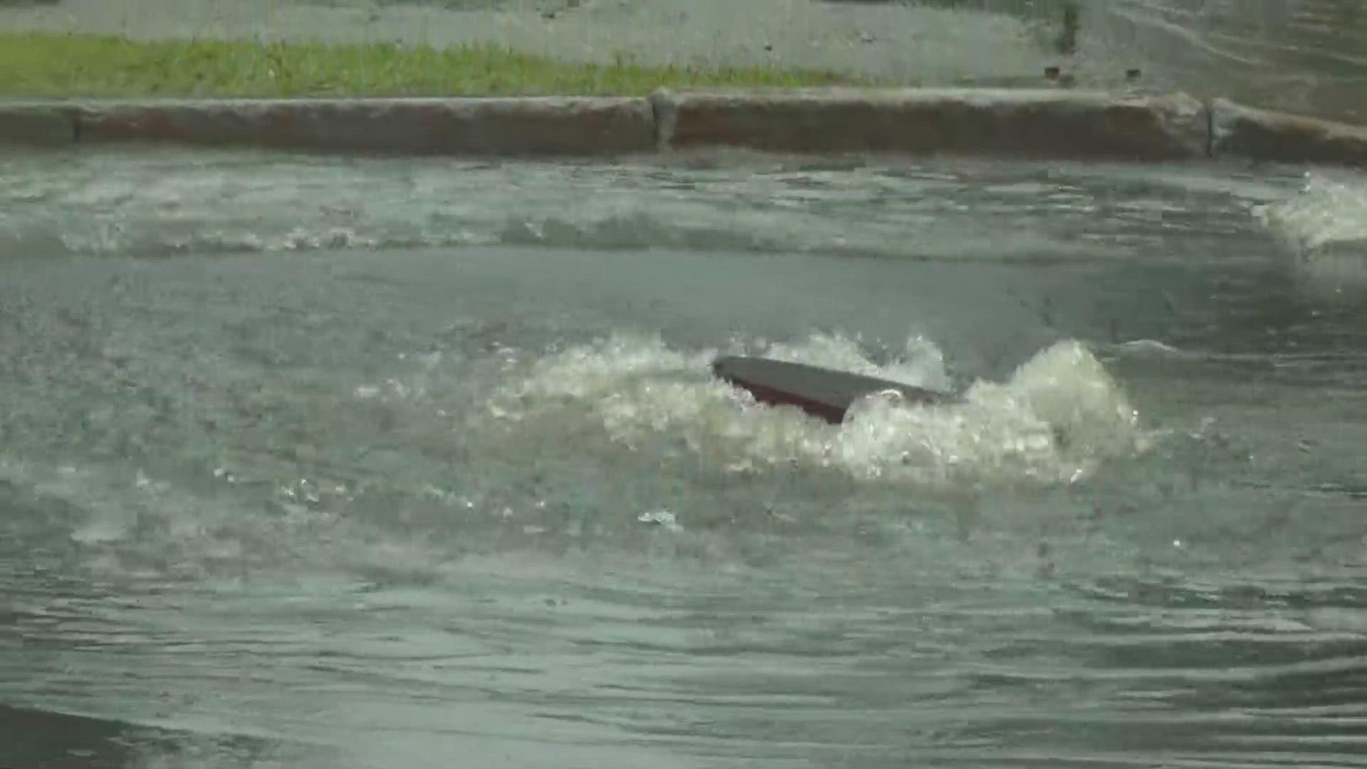 Heavy rains falling on already saturated soil pose a risk for flash flooding across Maine.