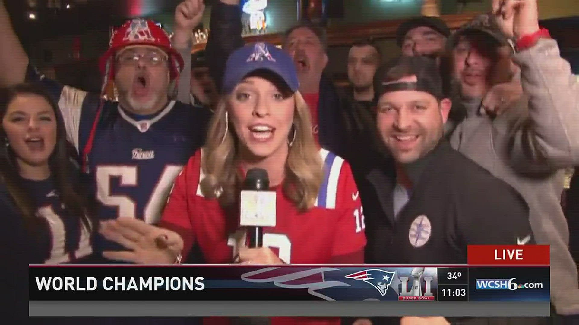 Maine's Patriots fans go insane for Super Bowl 51