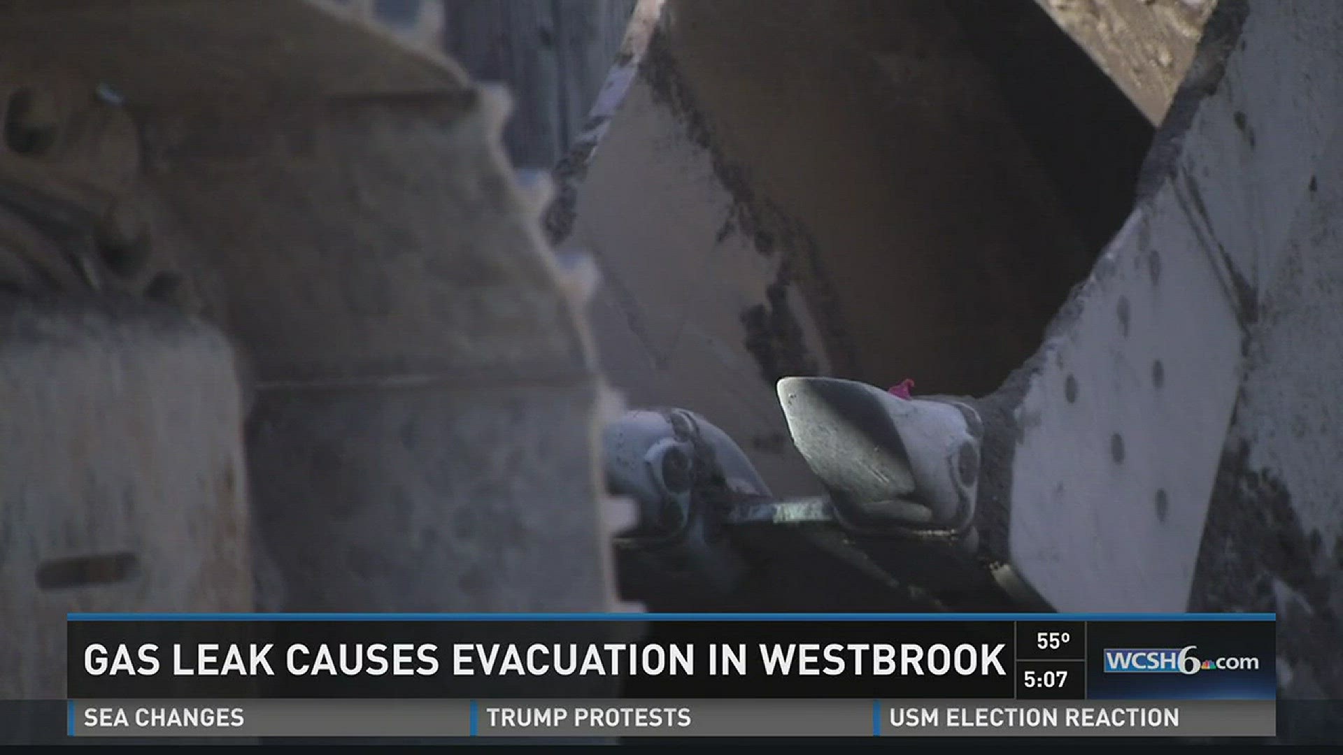 Gas leak causes evacuation in Westbrook
