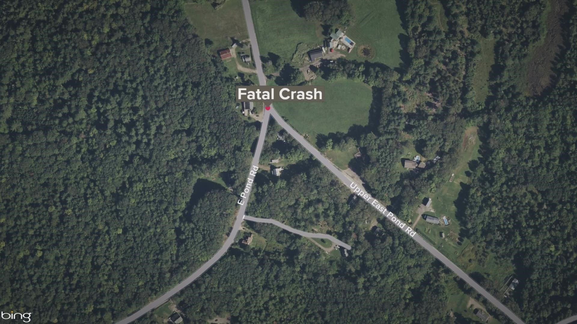 Sharon Moody, 68, of Nobleboro, died Tuesday afternoon in a crash on East Pond Road.