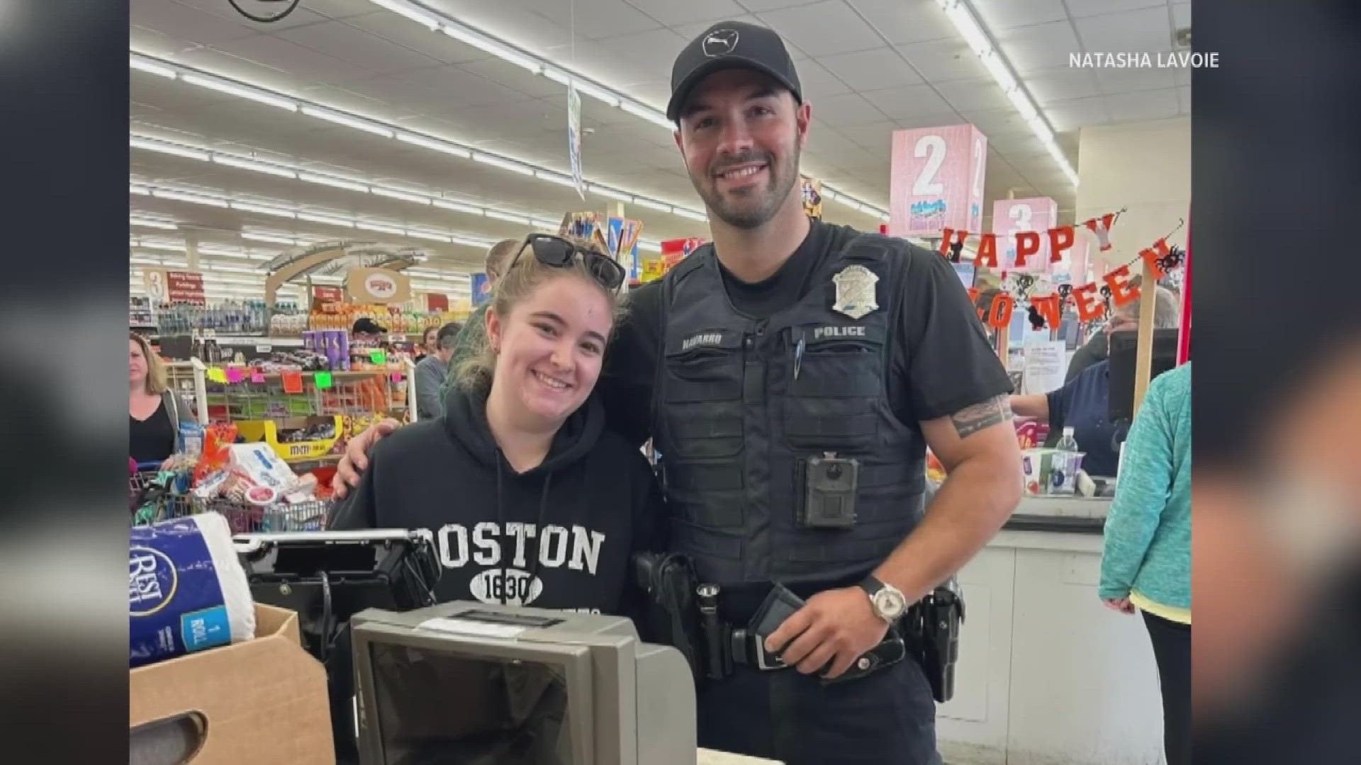 One Lisbon Falls grocery store worker said the store paid for police officers' food as a show of gratitude for their work after the Maine mass shooting