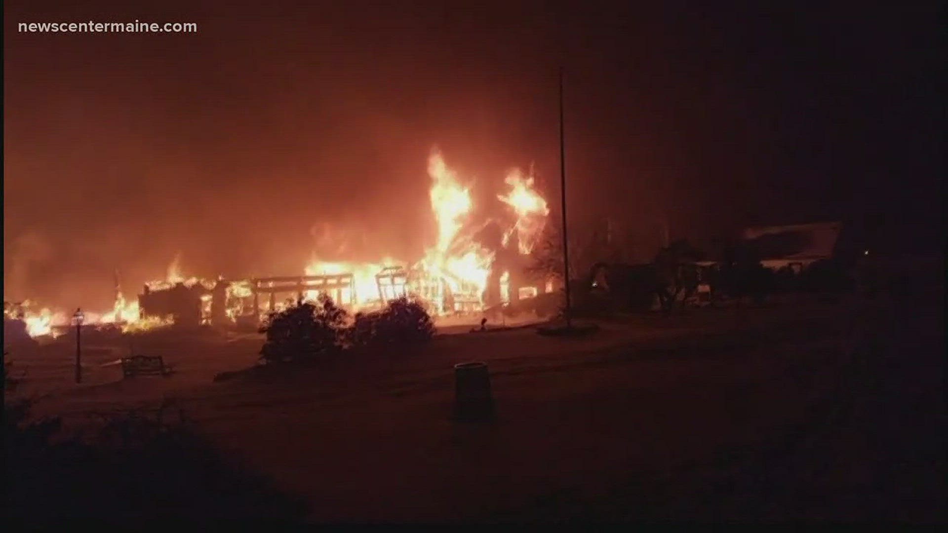 Golf Course Clubhouse Destroyed