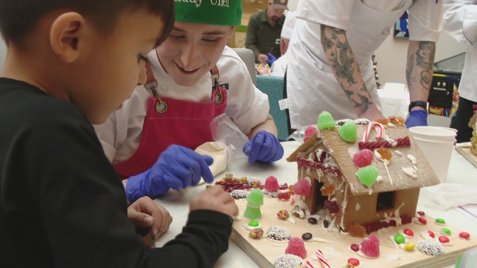 Barbara Bush Children's Hospital transforms into gingerbread house ...
