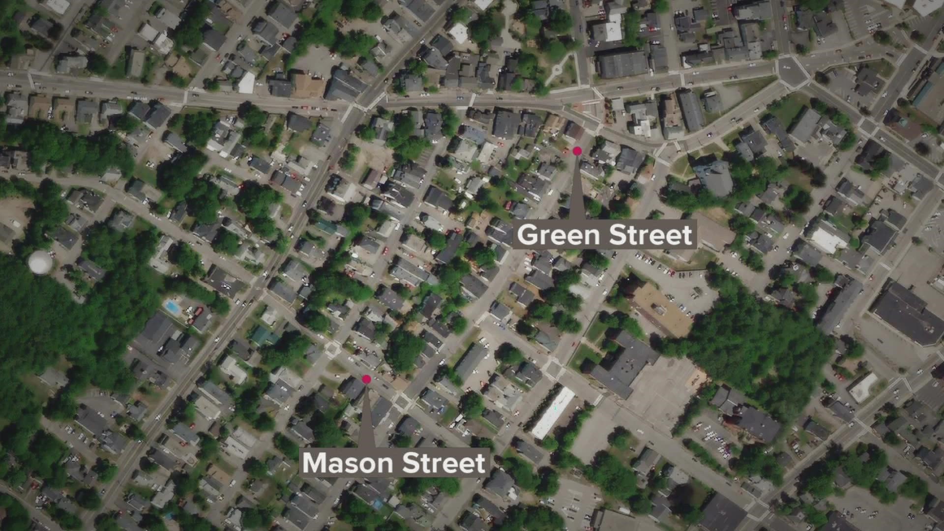 Around 9:30 Friday night several people called 9-1-1 reporting shots fired in the area of Green and Mason Street