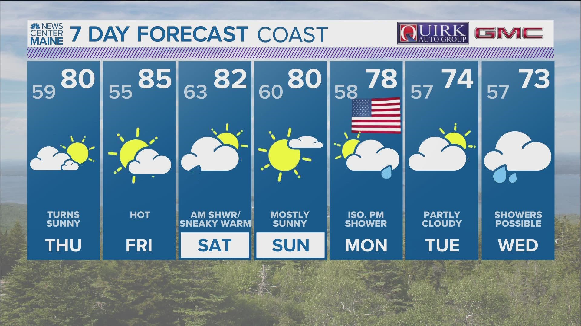 NEWS CENTER Maine Weather Video Forecast Updated 5:00pm Wednesday, June 29th