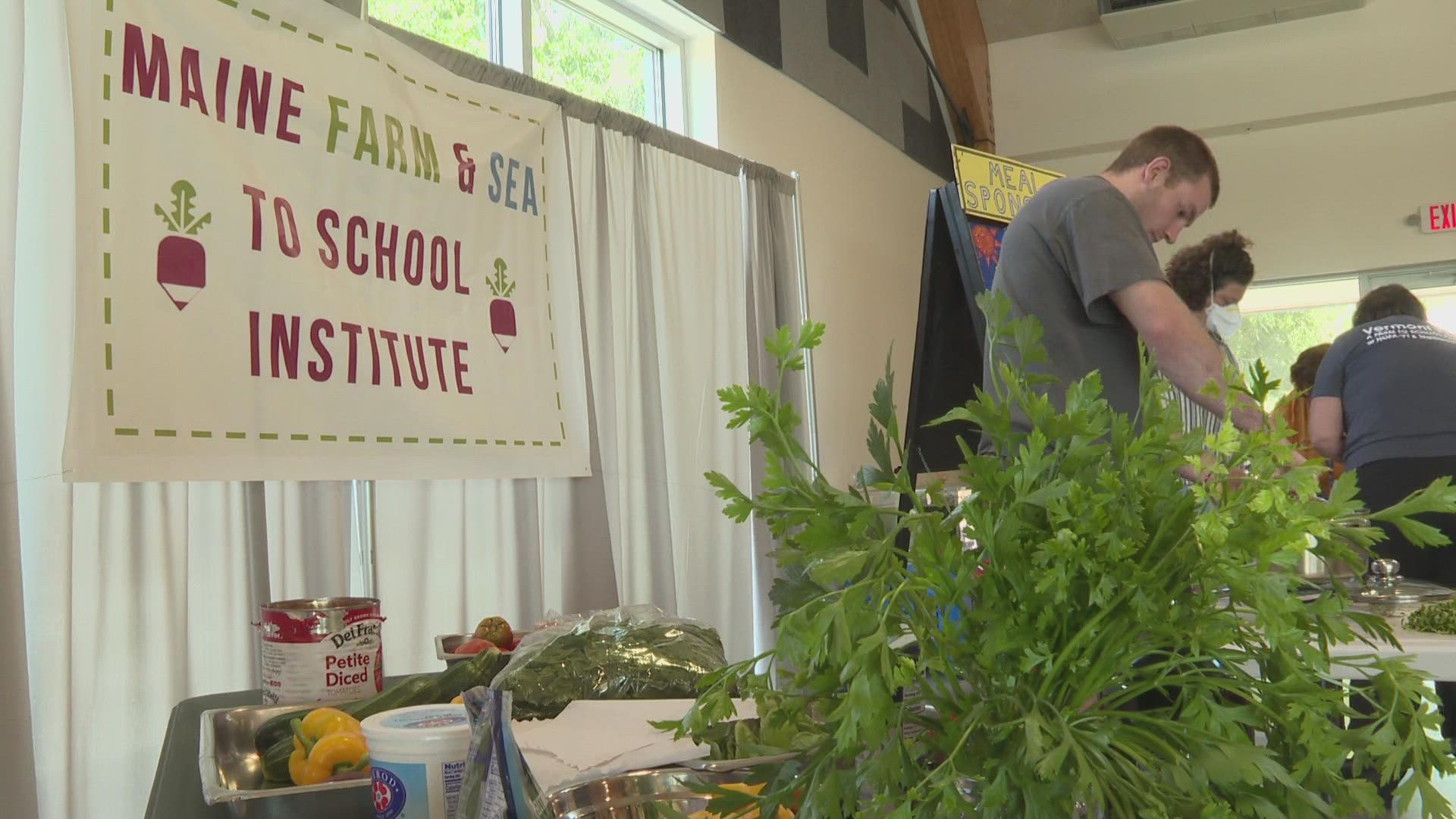 The Maine Farm & Sea to School Institute is helping five school districts integrate education and local, healthy foods for students.