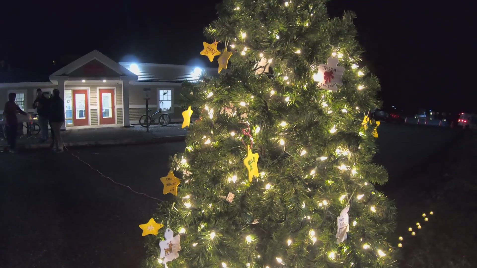 Dozens gathered outside the Hope House to remember their loved ones and raise awareness about homelessness.