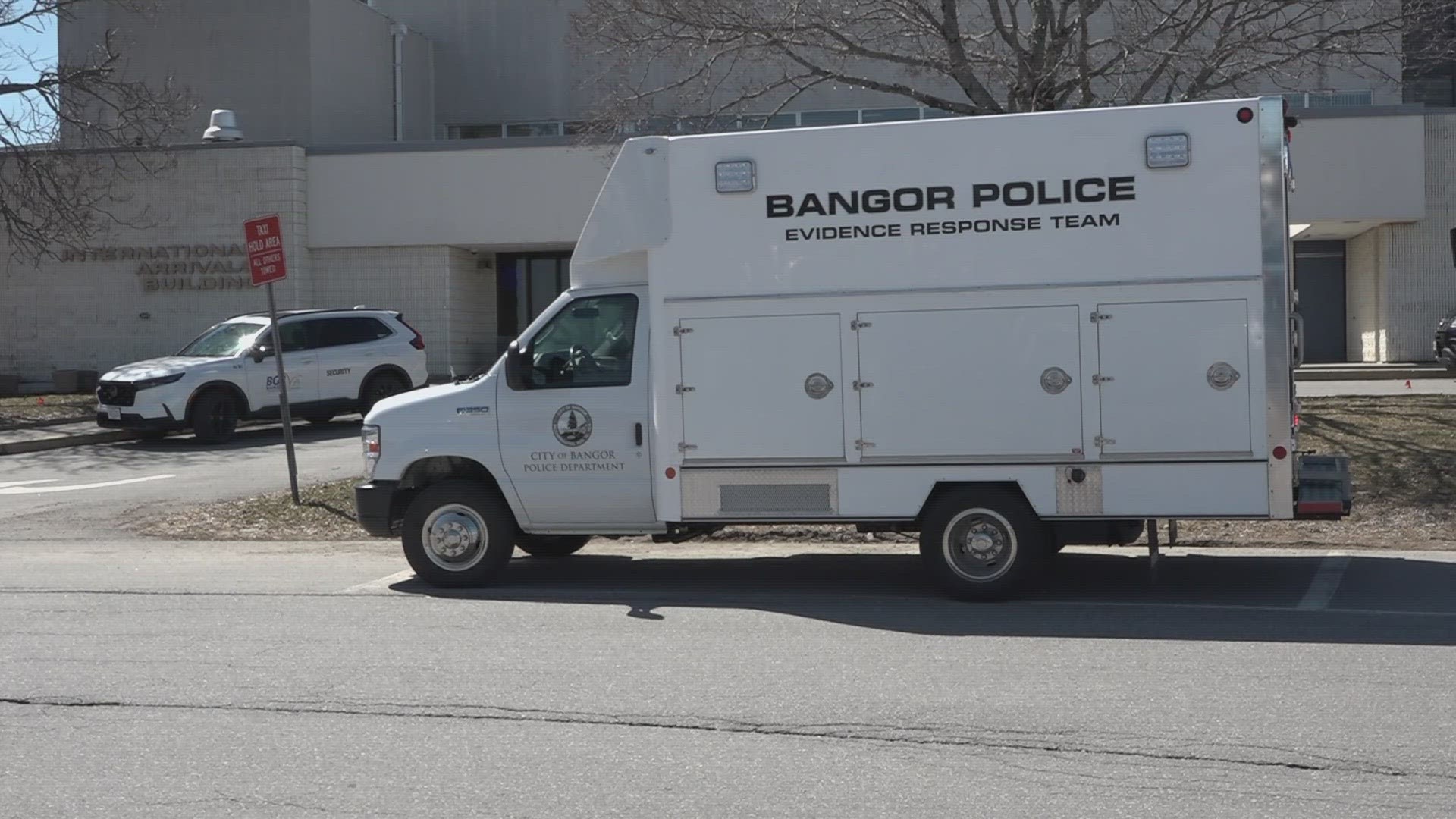 Bangor police Bomb Squad investigated the luggage and determined nothing suspicious or illegal was found.