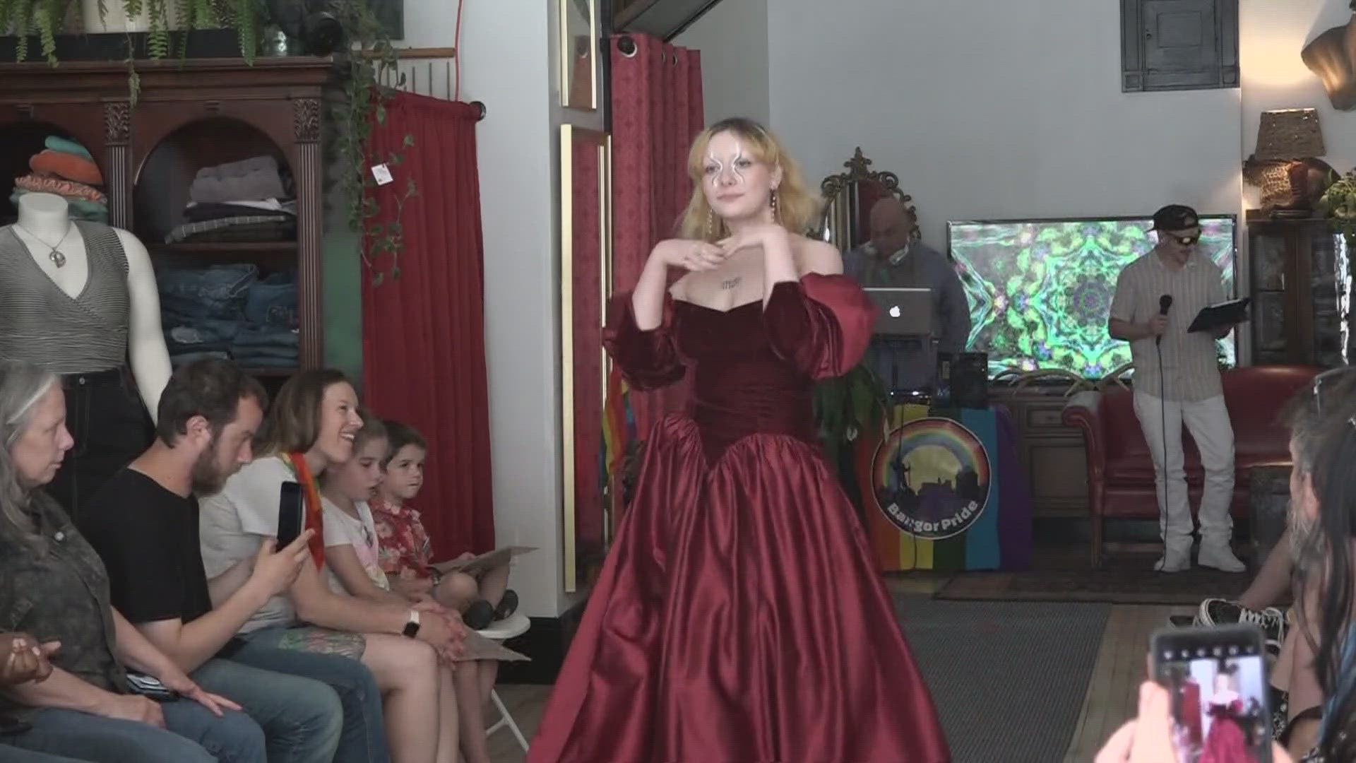 Bangor Pride and Red Rabbit Bazaar hosted a fashion show Sunday to celebrate style, diversity, and Pride.