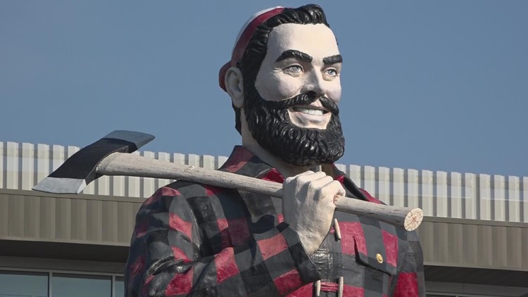 It's National Paul Bunyan Day, and he has deep ties to Maine's logging history
