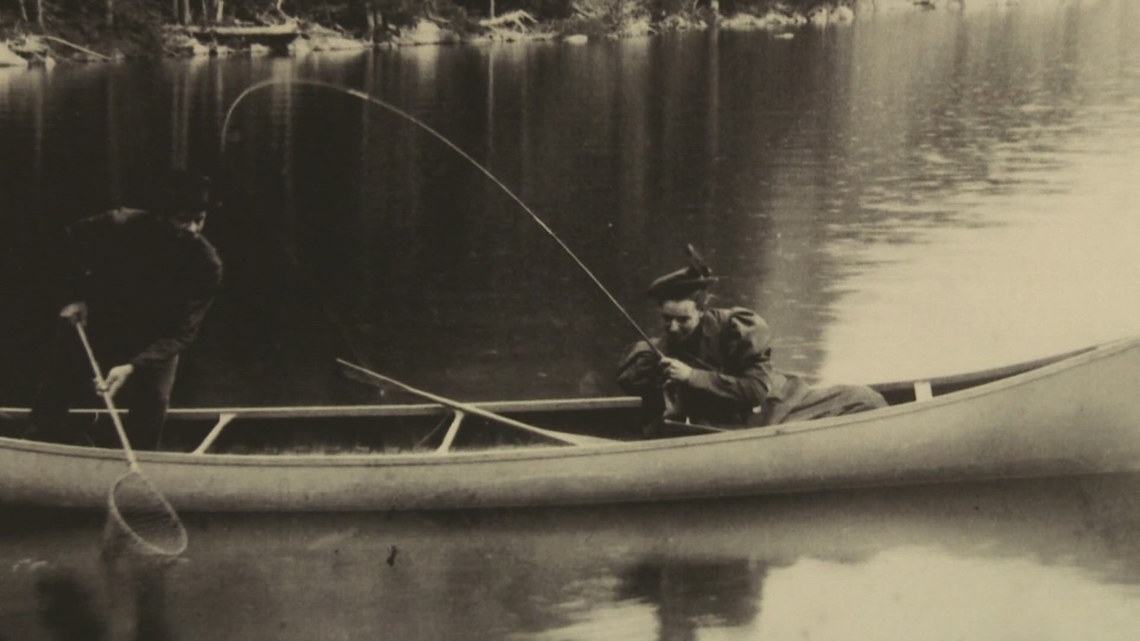 In the annals of hunting and fishing in Maine, one woman stands alone