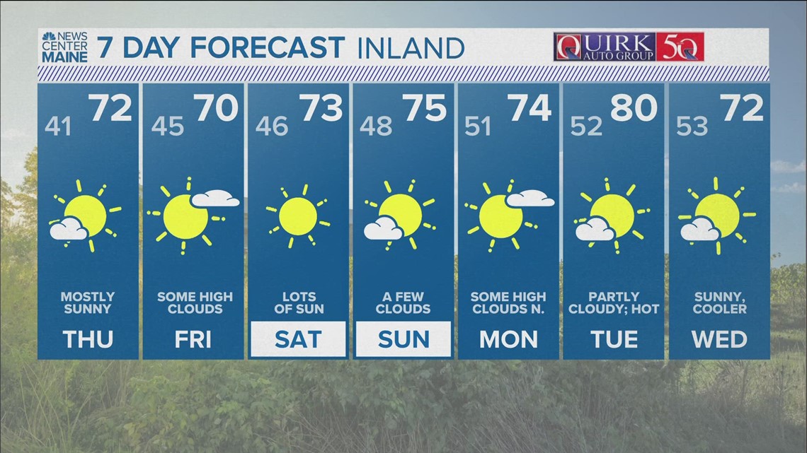 NEWS CENTER Maine Weather Video Forecast