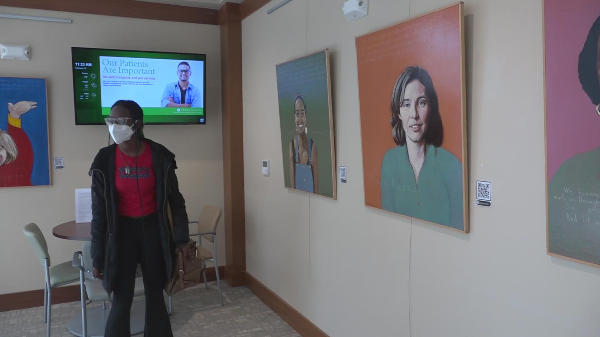 St. Joseph Healthcare is hoping that a new art program will provide healing energies to patients or, at the very least, create a more relaxing environment.