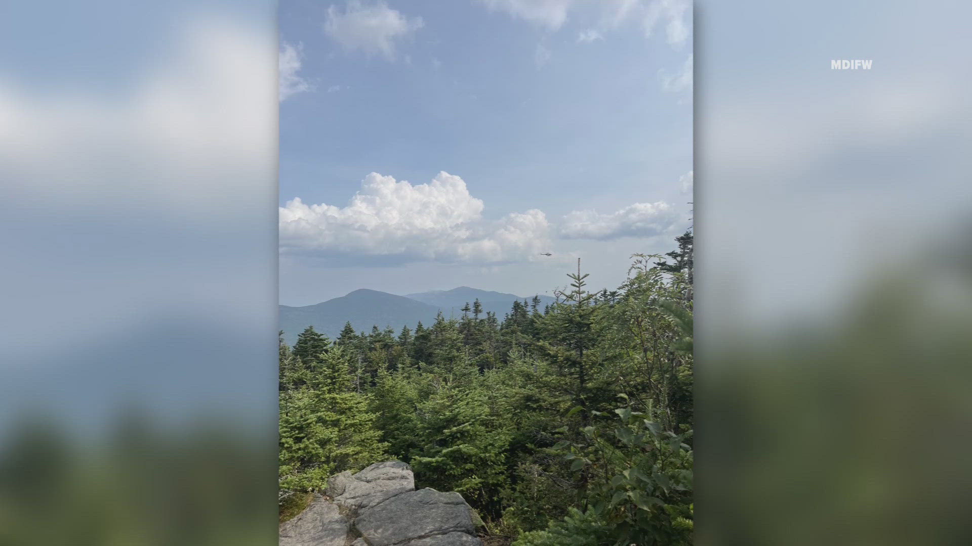 The man and a friend were descending Mount Redington when he collapsed on the trail, according to the Maine Department of Inland Fisheries and Wildlife.