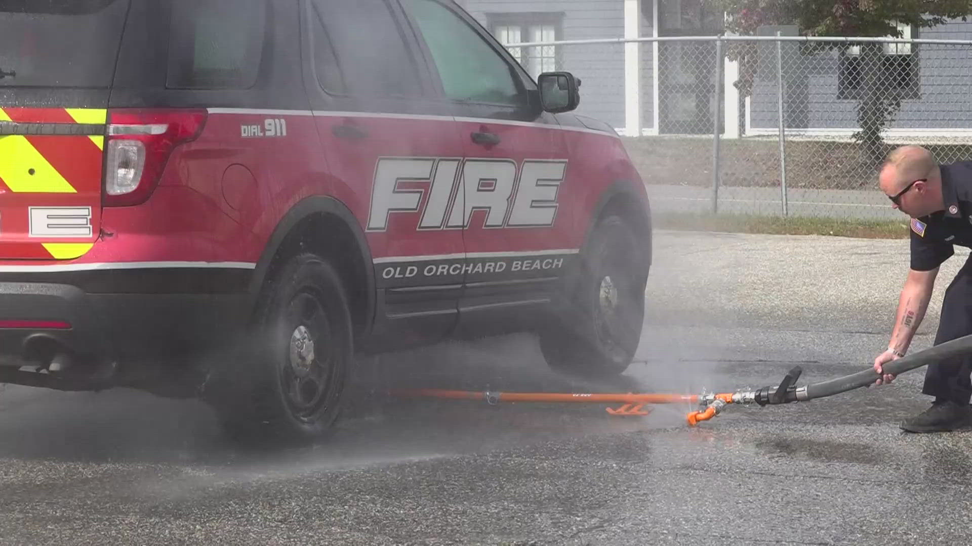 The department finished training on how to battle less conventional fires, like electric vehicles, which burn hotter and longer than traditional vehicle fires.