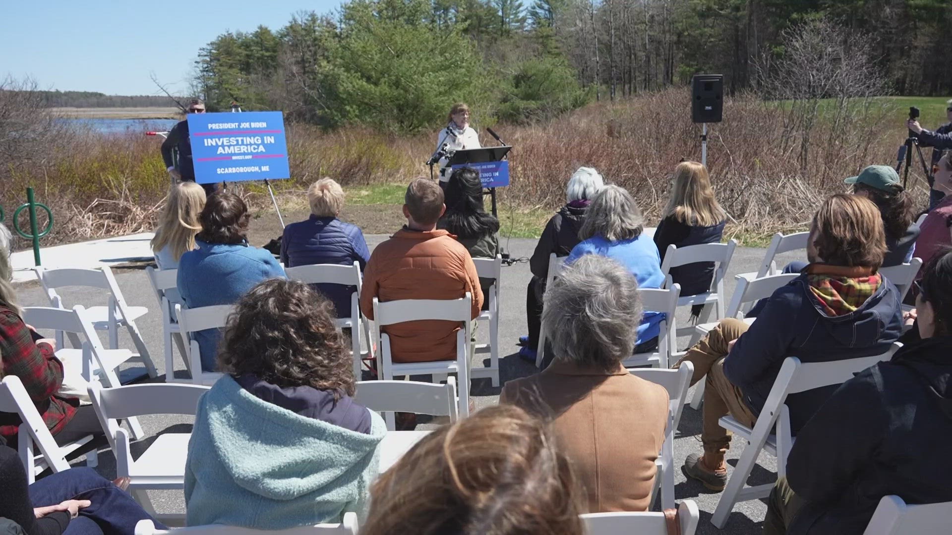Members of the White House were in Scarborough on Monday to announce the $1.4 million grant aimed at making a critical habitat resilient in the future.