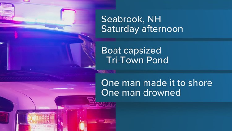 New Hampshire man drowns after boat capsizes