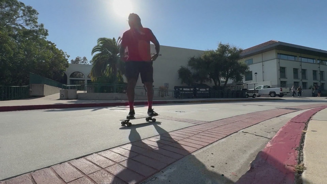 Skateboarding professor is headed to Paris to compete in the Olympics