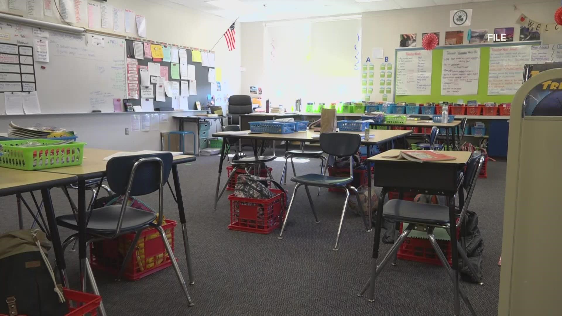 A bill making its way through the legislature would clarify a new law granting teachers 15 days of paid COVID time.