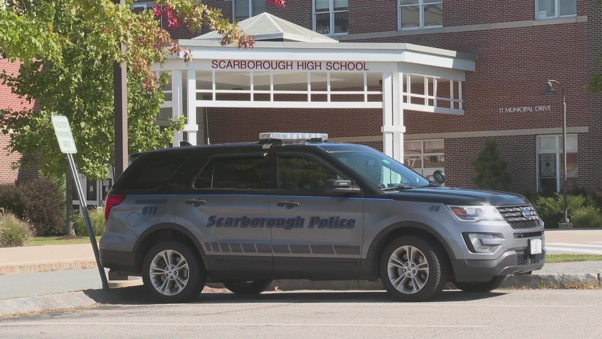 Scarborough police alerted school officials of the threat Monday evening.